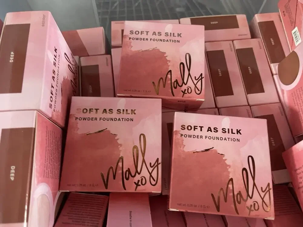 3pk Mally Soft As Silk Powder Foundation Deep 0.28 Oz Beauty Make Up New